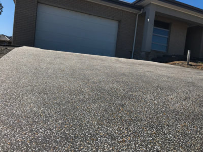 Exposed Aggregate Concrete Driveway Footpath - Adelaide Concrete