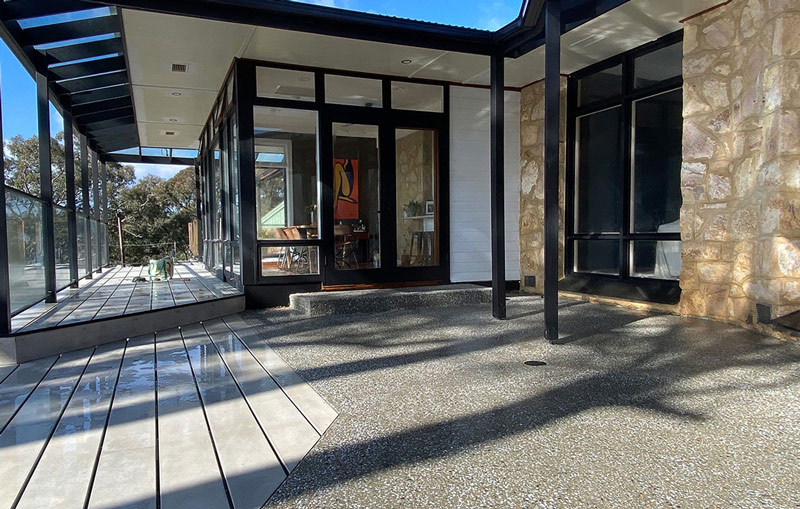 Adelaide Concrete Driveway Exposed Aggregate